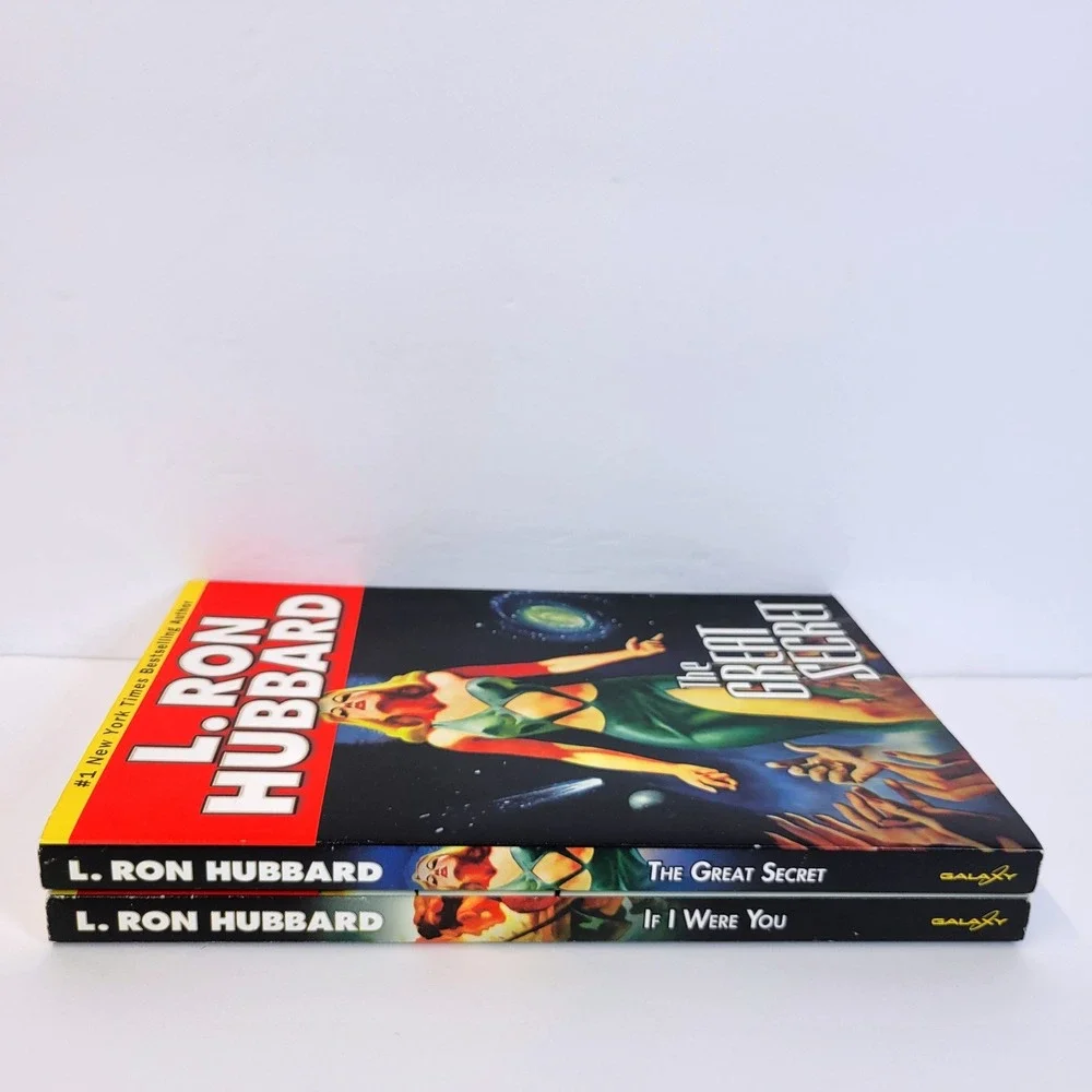 L. Ron Hubbard Paperback Books The Great Secret If I Were You Sci-Fi Adult Set
